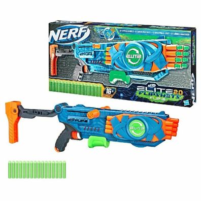 Nerf Elite 2.0 Flipshots Flip-16, Nerf Gun (blaugrau/orange)