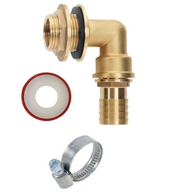 GEKA® Regentonnen Anschluss mit 90° Tülle 3/4 Zoll - Set