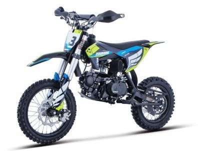 DirtBike Dirt Bike PitBike Motocross Motorrad ZuumavS3 125cc 4T 14/12 4G Automatik