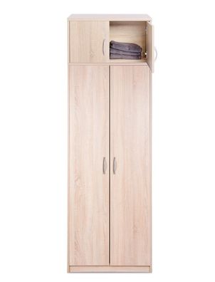 Mehrzweckschrank Koblenz 113 mit Aufsatz Eiche Sonoma 74x224x35 cm