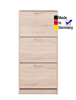 Schuhschrank Maik 1 Eiche Sonoma 58x124x25cm Schuhkipper Dielenschrank