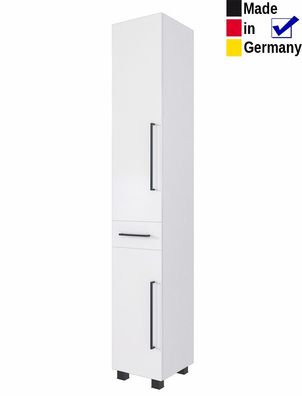 Hochschrank Tessin 3 weiß 30x180x35 cm Seitenschrank Badschrank