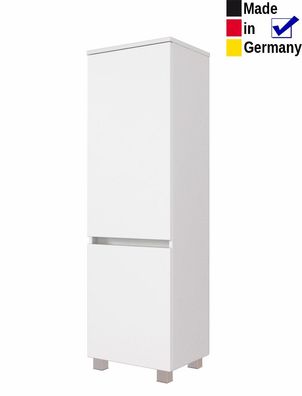 Midischrank Britt 4 weiß 40x130x35 cm Seitenschrank Badschrank