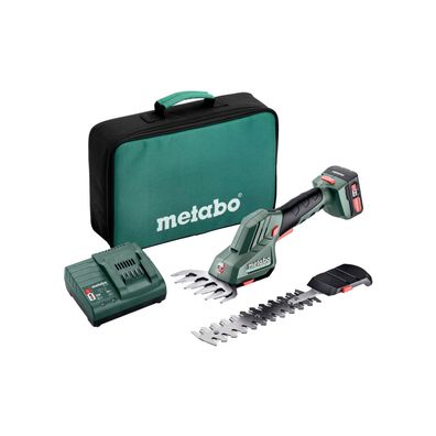 Metabo PowerMaxx SGS 12 Q Akku-Strauch- und Grassschere (inkl. 2,0 Ah Akku + Ladeg