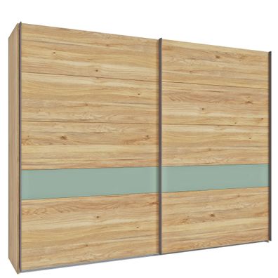 Schwebetürenschrank Wenke 1 Mauvella Oak 270x211x62 cm Kleiderschrank
