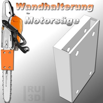 Wandhalterung für Motorsäge Kettensäge, Motorsägenhalter, Motorsägenhalterung