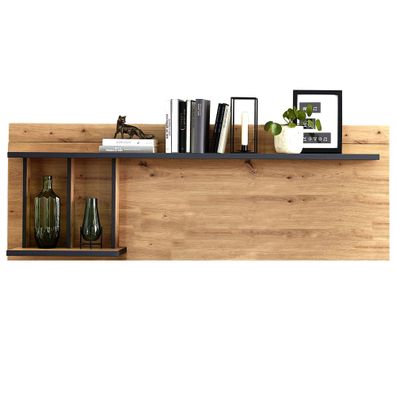 Wandregal Marian 9L Artisan Eiche 160x58x22 cm Wandboard Wohnzimmer