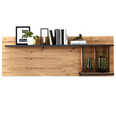 Wandregal Marian 9R Artisan Eiche 160x58x22 cm Wandboard Wohnzimmer