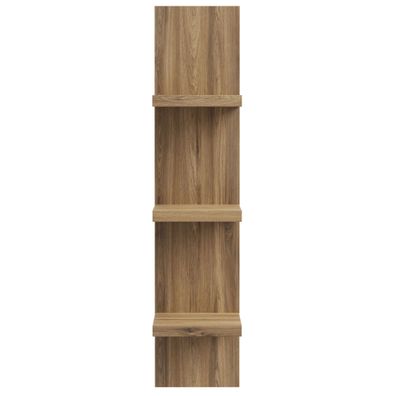 Wandregal Levin 9 Valencia Oak 30x135x30 cm Wandregal Wohnzimmer