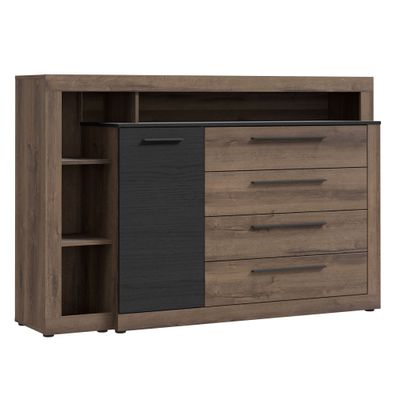 Sideboard Bellino 7 Schlammeiche 161x107x44 cm Anrichte Kommode