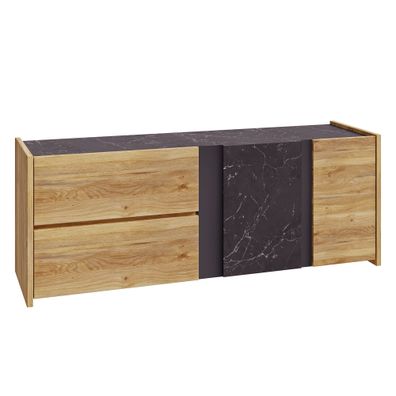 Lowboard Wayne 4 Mauvella Oak 149x56x42 cm TV-Möbel Mediamöbel