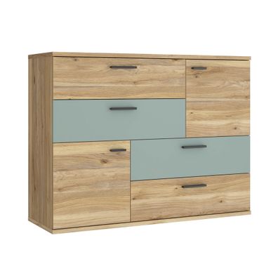 Kommode Skip 5 Mauvella Oak 125x96x42 cm Sideboard Wohnzimmerkommode