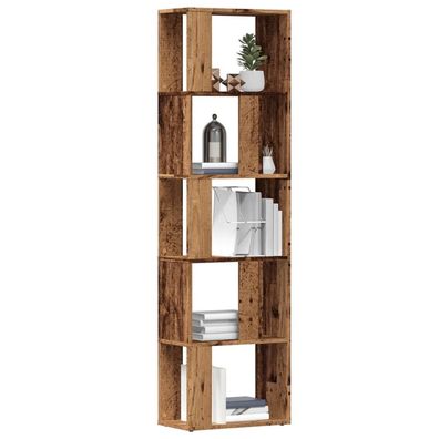 vidaXL Bücherschrank Altholz-Optik 45x24x159 cm Holzwerkstoff