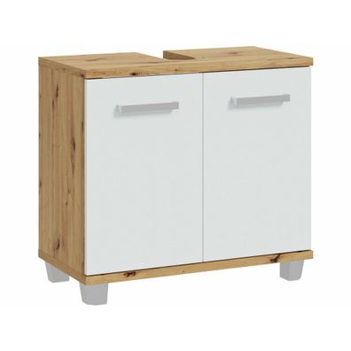 Unterbeckenschrank Viola 3 Secret Grey 69x62x35 cm Waschbeckenschrank