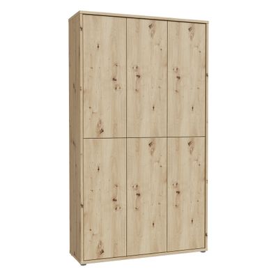 Garderobenschrank Anea 2 Artisan Oak 110x192x35 cm Schuhschrank