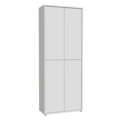 Garderobenschrank Anea 1 Secret Grey 75x192x35 cm Schuhschrank