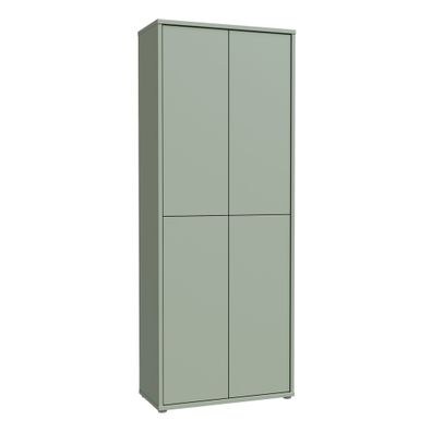 Garderobenschrank Anea 1 Salbei 75x192x35 cm Schuhschrank