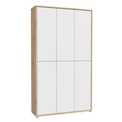 Garderobenschrank Anea 2 Secret Grey 110x192x35 cm Schuhschrank