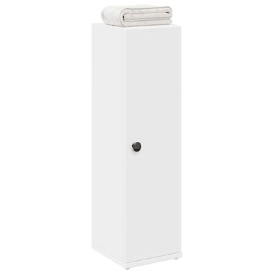vidaXL Badezimmerschrank mit Rollenhalter Weiß 20,5x22x72 cm