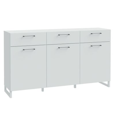 Sideboard Simke 2 Secret Grey 165x94x42 cm Wohnzimmer Kommode Schrank