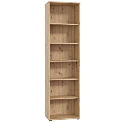 Standregal Tegan 13 Artisan Oak 54x198x35 cm Büroregal Regal