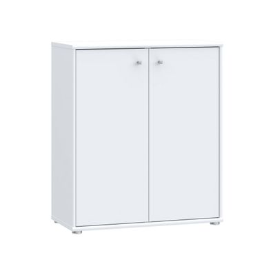 Kommode Tegan 9 weiß 74x86x35 cm Bürokommode Büro Sideboard