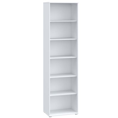Standregal Tegan 13 weiß 54x198x35 cm Büroregal Regal