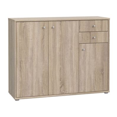 Kommode Tegan 6 Sonoma Oak 109x86x35 cm Bürokommode Büro Sideboard