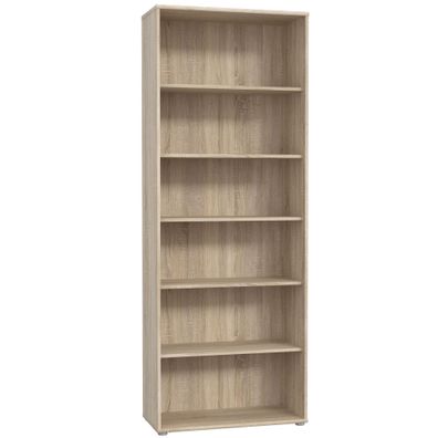 Standregal Tegan 12 Sonoma Oak 74x198x35 cm Büroregal Regal