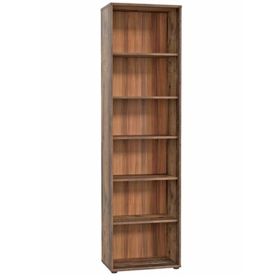 Standregal Tegan 13 Old Wood Vintage 54x198x35 cm Büroregal Regal