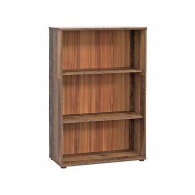 Standregal Tegan 14 Old Wood Vintage 74x111x35 cm Büroregal Regal