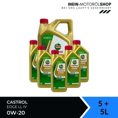 Castrol Edge 0W-20 LL IV 5 + 5 Liter