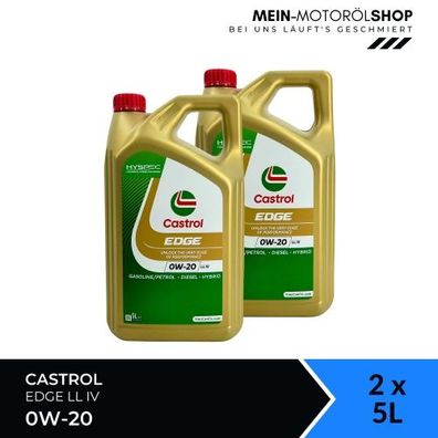 Castrol Edge 0W-20 LL IV 2x5 Liter