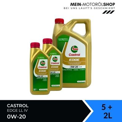 Castrol Edge 0W-20 LL IV 5 + 2 Liter