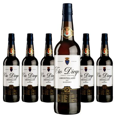 6 x Valdespino Sherry DO Amontillado Tio Diego