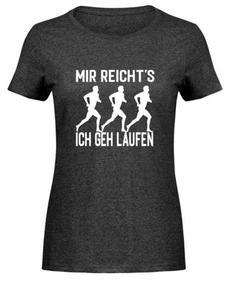 Mir reicht's ich geh laufen - Damen Melange Shirt