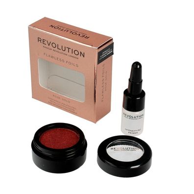 Makeup Revolution Flawless Foils Metallic Eye Shadow+Base Rose Gold