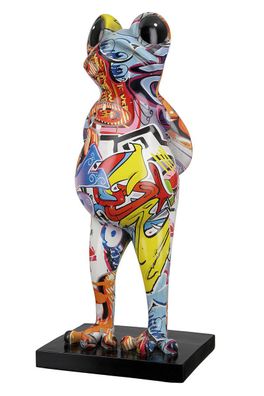 Gilde Skulptur, Frosch, "Street Art", Graffiti, Kunstharz, mehrfarbig, VE 1, L