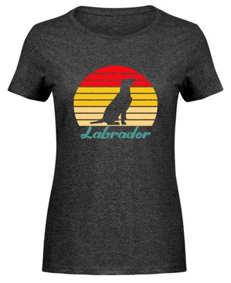 Labrador Retro Vintage - Damen Melange Shirt