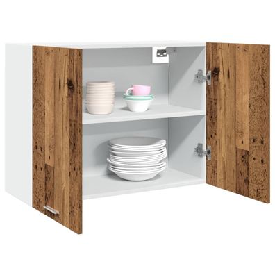 vidaXL Hängeschrank Altholz-Optik 80x31x60 cm Holzwerkstoff