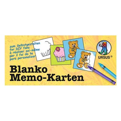 URSUS Blanko Memo, 60x60mm, 60Stk