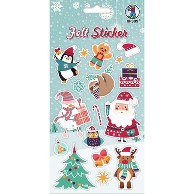 URSUS Filz Sticker X-Mas