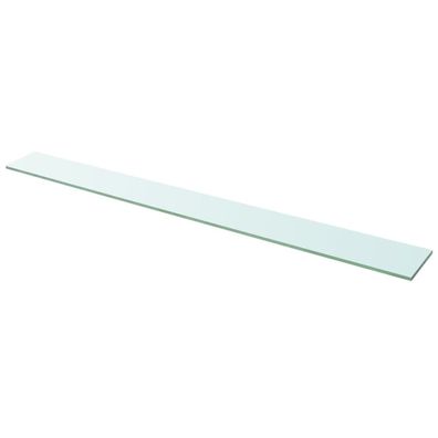 vidaXL Regalboden Glas Transparent 110x12 cm