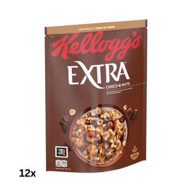 Kellogg´s Müsli Extra Choco & Nuts, 5,4kg (12x450) Gramm