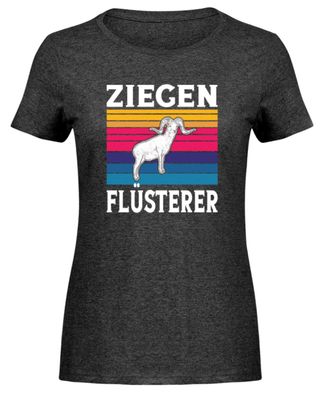 Ziegen Flüsterer Lustiges Landwirt Bauer - Damen Melange Shirt