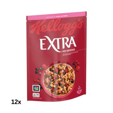 Kellogg´s Müsli Extra Red Berries, 4,8kg (12x400) Gramm