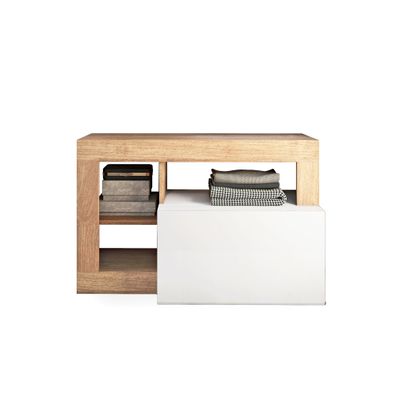 Schuhschrank Hardo 43 weiß 91x58x35 cm Kommode Sideboard