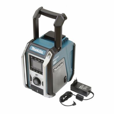 Makita Akku-Baustellenradio DMR115 DAB DAB+ Bluetooth Netzteil 12-18V IP65