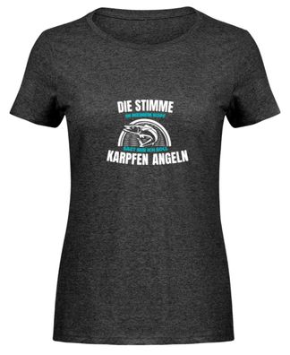 Die Stimme in meinem Kopf sagt mir - Damen Melange Shirt