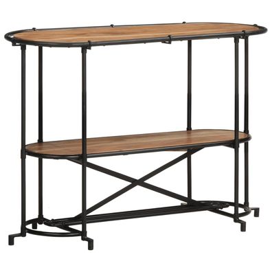 vidaXL Konsolentisch 110x42x76 cm Massivholz Akazie